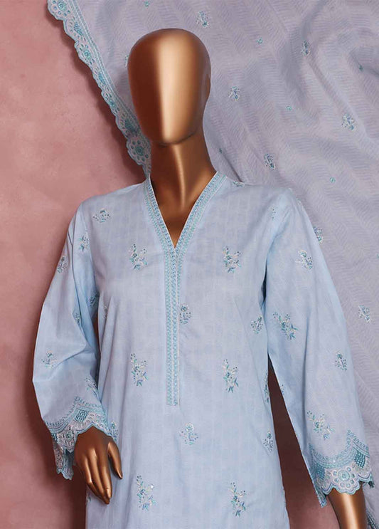 Bin Saeed Fabric - CMFT-0029-E- Ronaq e eid 3 Piece Lawn Embroidered