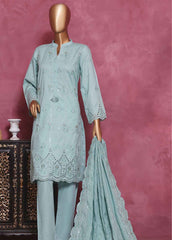 CMFT-0042-E- Ronaq e eid 3 Piece Lawn Embroidered