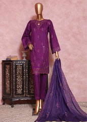 CMFT-0045-E- Ronaq e eid 3 Piece Lawn Embroidered