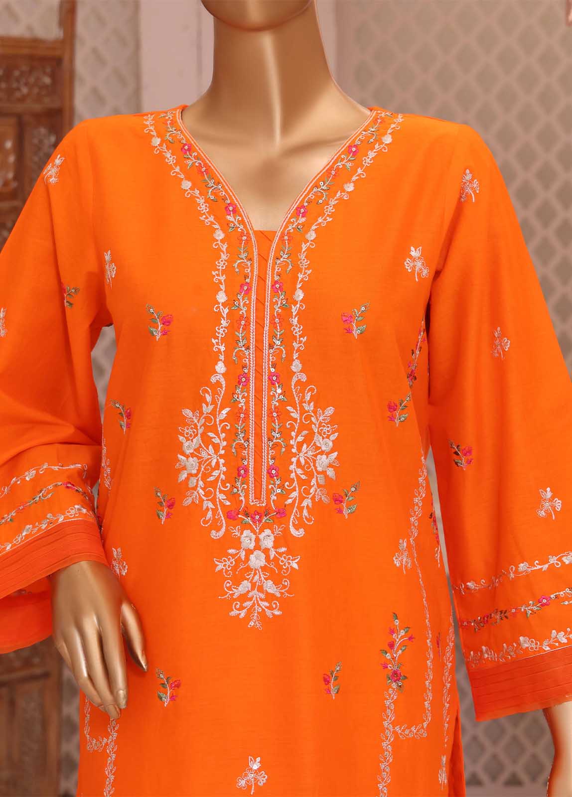 CMFT-011-A- ZIZA 2 Piece Lawn Embroidered