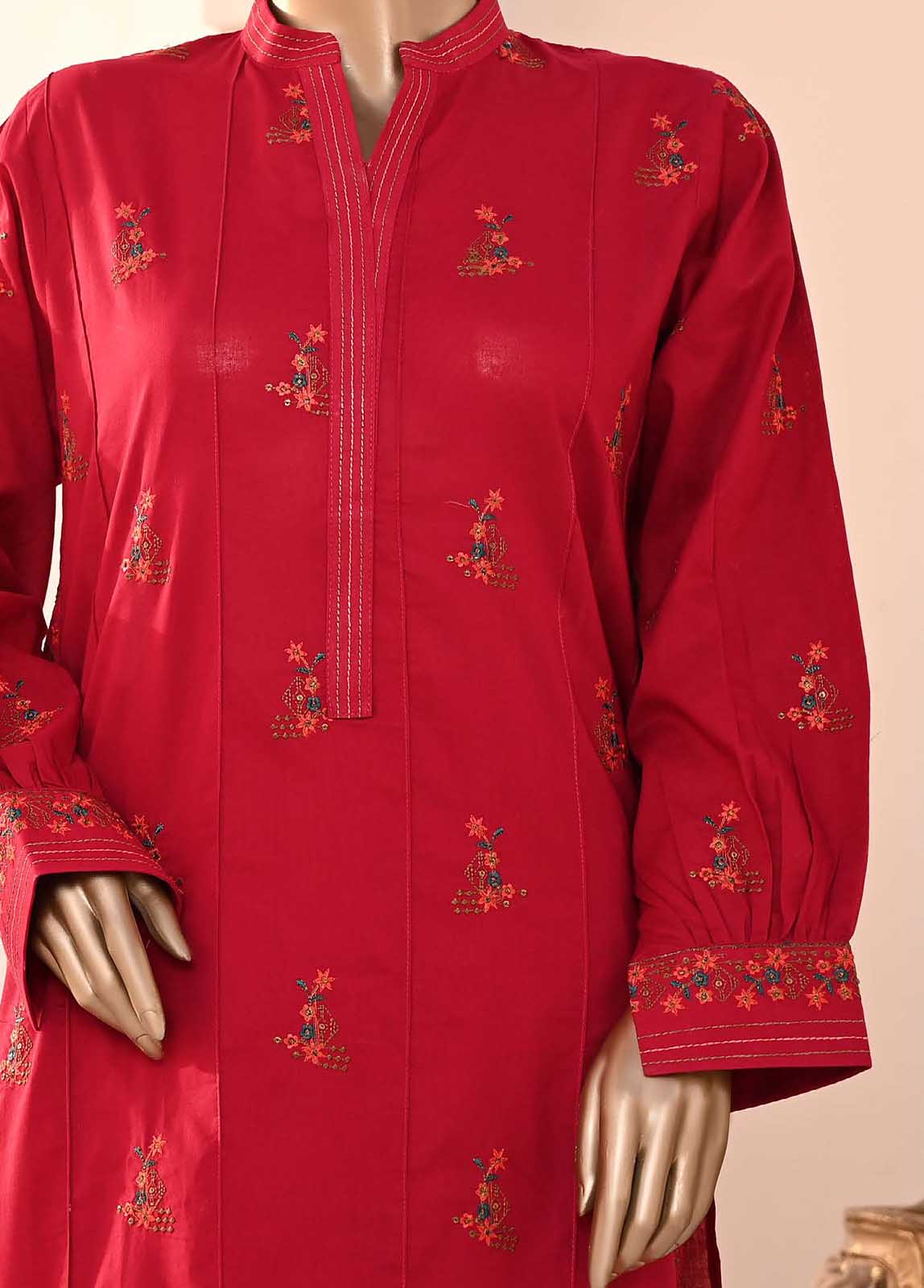 Bin Saeed Fabric - CMFT-013-B - 2 Piece Lawn Embroidered