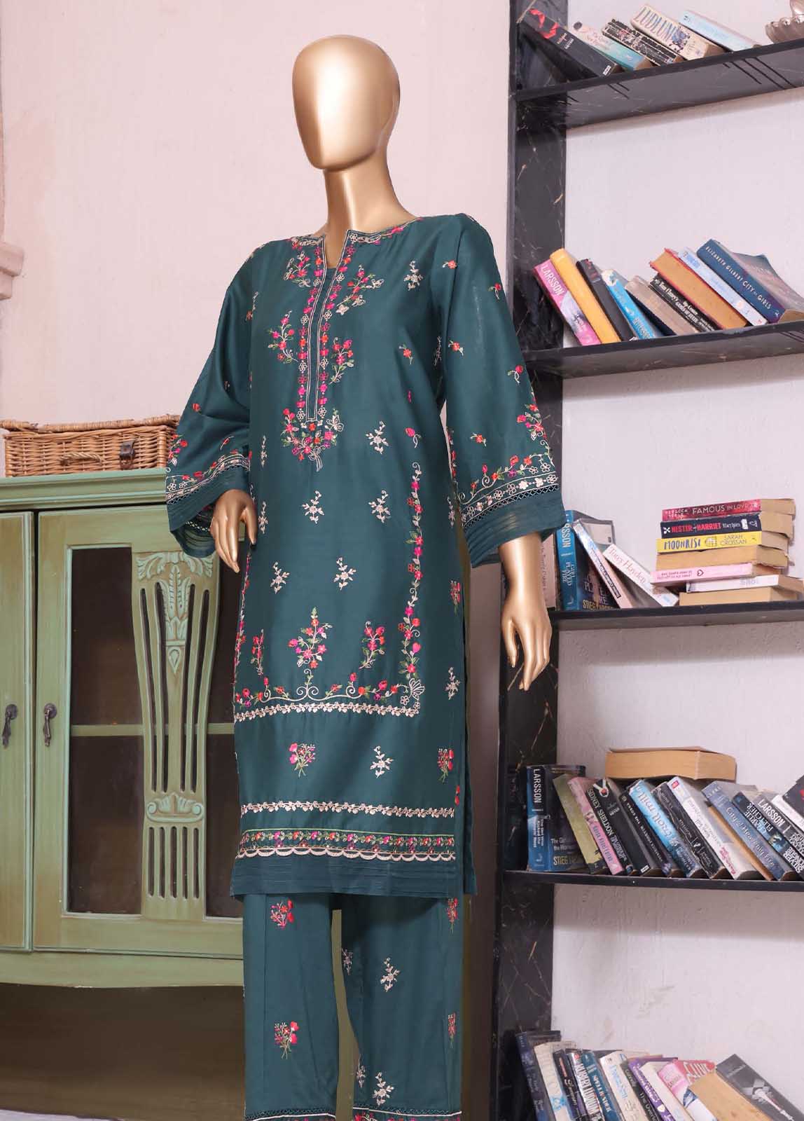 CMFT-021-A - ZIZA 2 Piece Lawn Embroidered