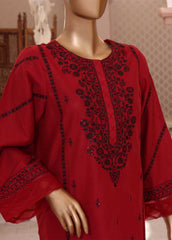 CMFT-023-A - ZIZA 2 Piece Lawn Embroidered