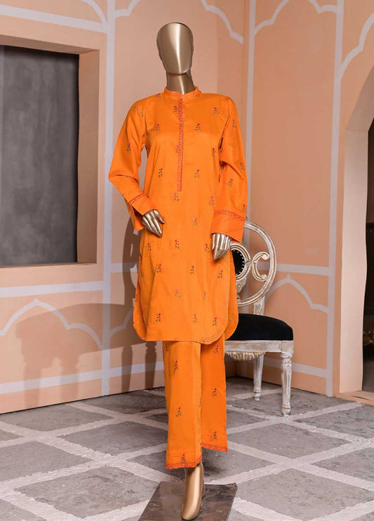 Bin Saeed Fabric - CMFT-05-B - 2 Piece Lawn Embroidered