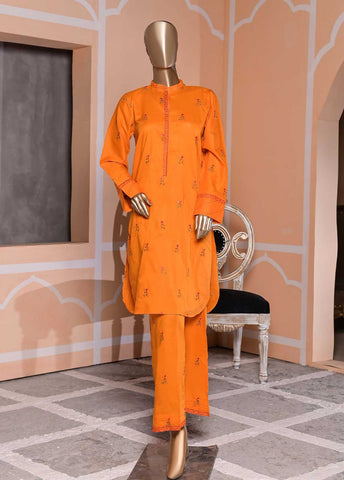 Bin Saeed Fabric - CMFT-05-B - 2 Piece Lawn Embroidered