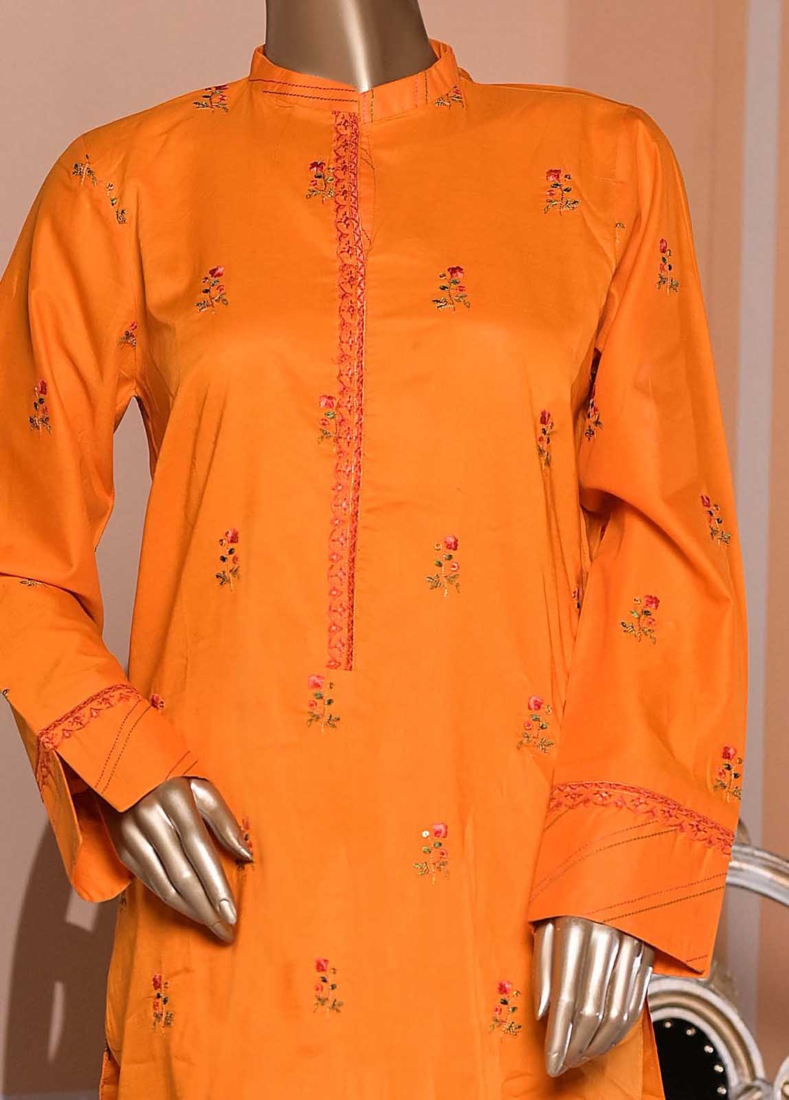 Bin Saeed Fabric - CMFT-05-B - 2 Piece Lawn Embroidered