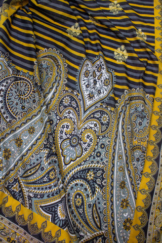 Bin Saeed Fabric - D-0306 - 3 Piece Digital Printed Unstitched Lawn Suit