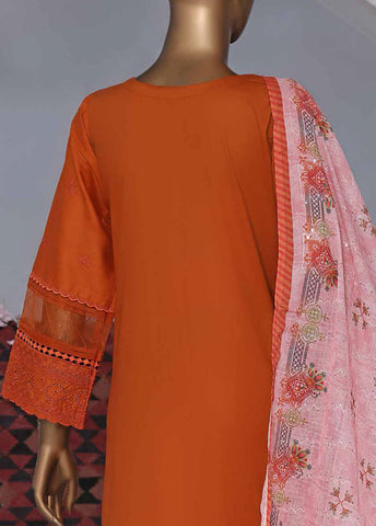 Bin Saeed Fabric - DTS-0005 - 3 Piece ChikanKari