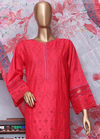 Bin Saeed Fabric - DTS-0006 - 3 Piece ChikanKari Stitched Suit