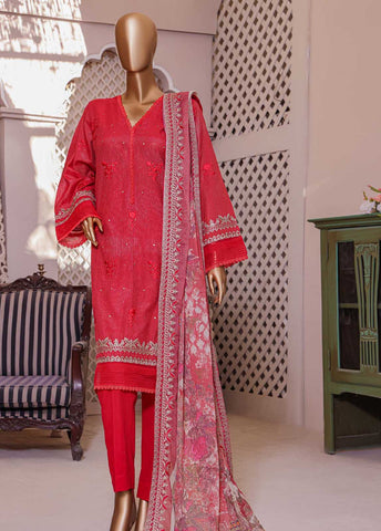 Bin Saeed Fabric - DZ-013A- 3 Piece Dhagakari Collection