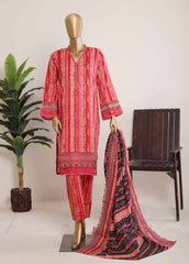 ED-0287  3 Piece Lawn Embroidery