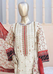 EMB-0407-3 Piece Embroidery Stitched
