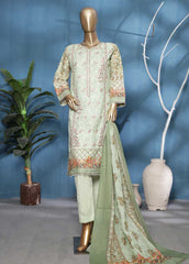 EMB-0415-3 Piece Embroidery Stitched