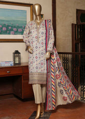 EMB-0604-3 Piece Embroidery Stitched