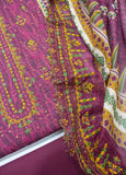 EU-0054- 3 Piece UnStitched Lawn Cut Work Embroidery