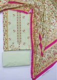EUP-0038- 3 Piece UnStitched Lawn Embroidery