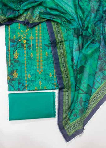 Bin Saeed Fabric - EUP-0566- 3 Piece UnStitched Lawn Embroidery