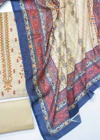 Bin Saeed Fabric - EUP-0577- 3 Piece UnStitched Lawn Embroidery