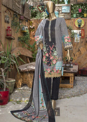 F-0020 - 3 Piece Printed Lawn Stitched Suit