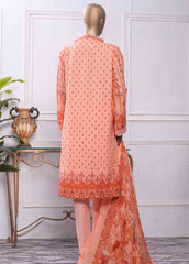 F-0162 - 3 Piece Printed Lawn Stitched Suit