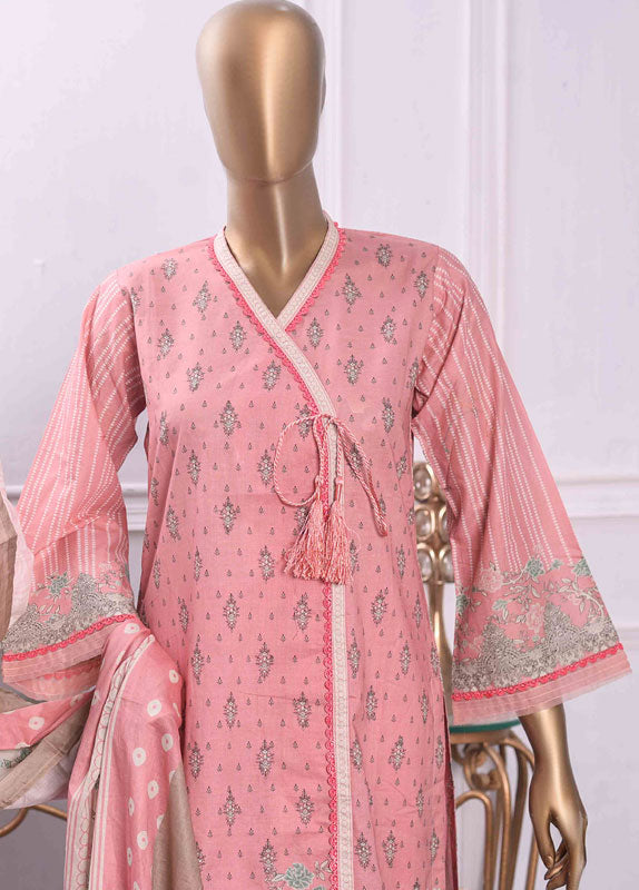 F-0217 - 3 Piece Printed Lawn Stitched Suit