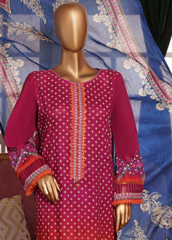 F-0224 - 3 Piece Printed Lawn Stitched Suit
