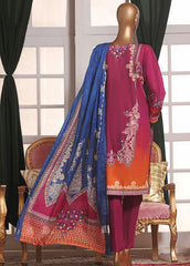 F-0224 - 3 Piece Printed Lawn Stitched Suit