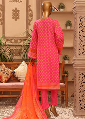 F-0263 - 3 Piece Printed Lawn Stitched Suit