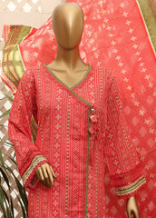F-0267 - 3 Piece Printed Lawn Stitched Suit