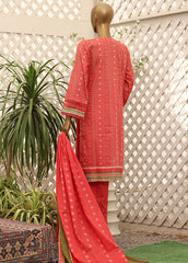 F-0267 - 3 Piece Printed Lawn Stitched Suit