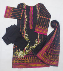 F-0277 - 3 Piece Printed Lawn Stitched Suit