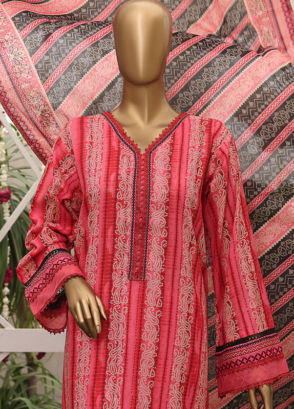 F-0287 - 3 Piece Printed Lawn Stitched Suit