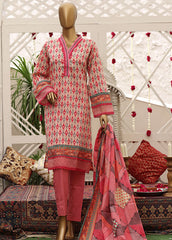 F-0288 - 3 Piece Printed Lawn Stitched Suit