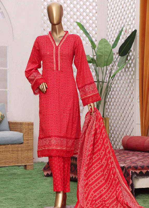 F-0292 - 3 Piece Printed Lawn Stitched Suit