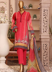 F-0367 - 3 Piece Printed Lawn Stitched Suit