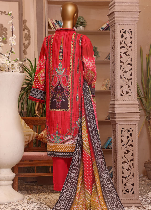 F-0367 - 3 Piece Printed Lawn Stitched Suit
