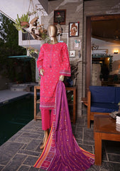 F-0607- 3 Piece Printed Stitched