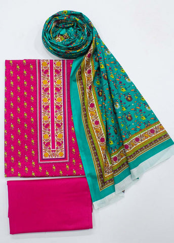 Bin Saeed Fabric - F&F-0001 - 3 Piece UnStitched Printed Lawn