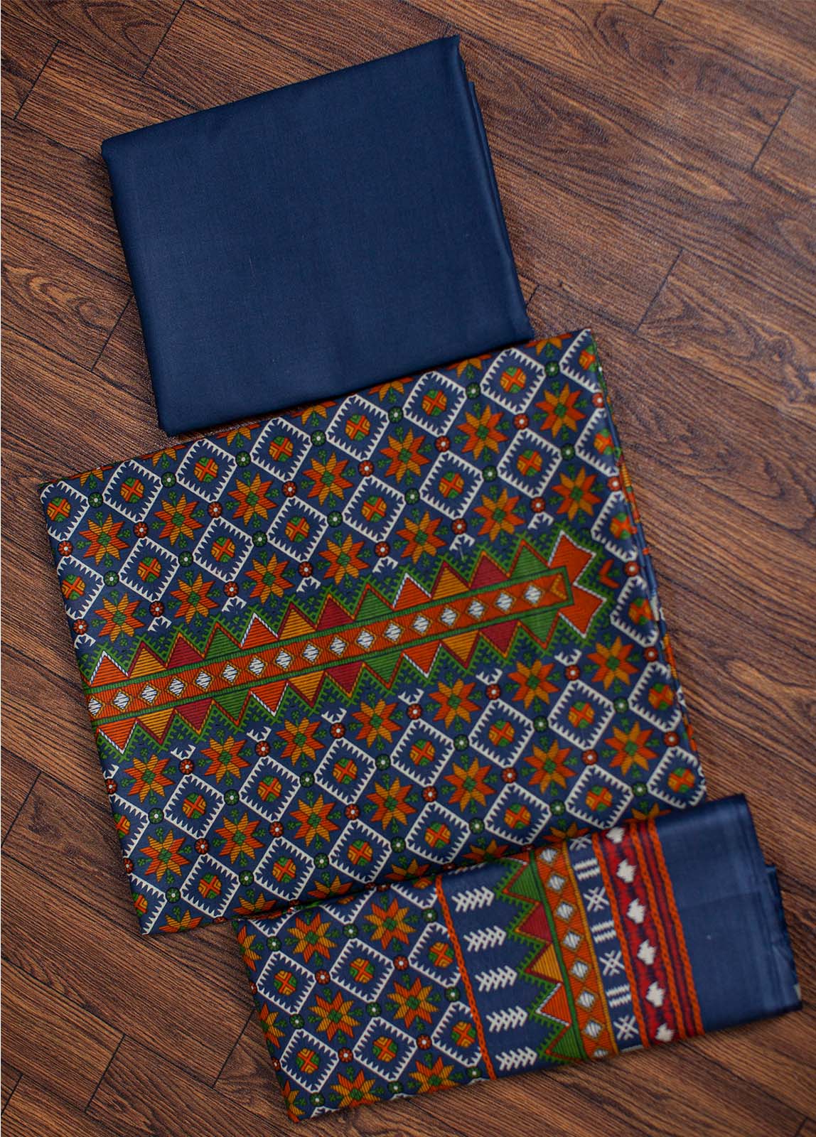 Bin Saeed Fabric - F&F-0110- 3 Piece UnStitched Printed Lawn