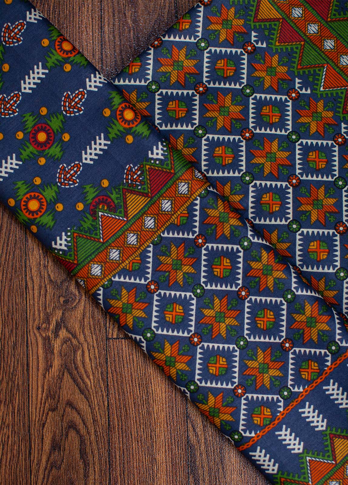 Bin Saeed Fabric - F&F-0110- 3 Piece UnStitched Printed Lawn