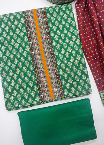 Bin Saeed Fabric - F&F-0124- 3 Piece UnStitched Printed Lawn
