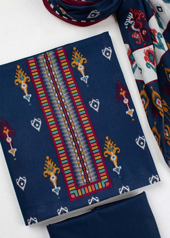 Bin Saeed Fabric - F&F-0153- 3 Piece UnStitched Printed Lawn