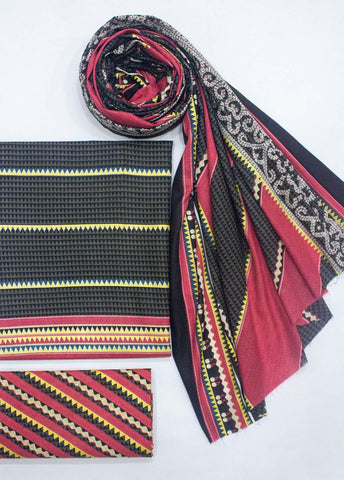 Bin Saeed Fabric - F&F-0177- 3 Piece UnStitched Printed Lawn