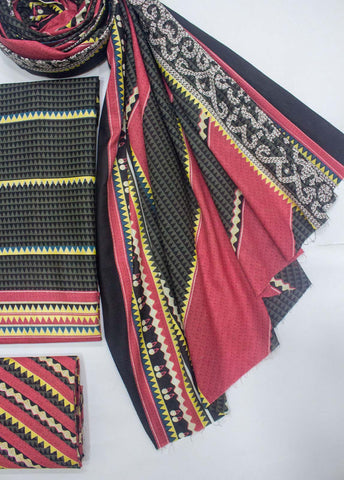 Bin Saeed Fabric - F&F-0177- 3 Piece UnStitched Printed Lawn