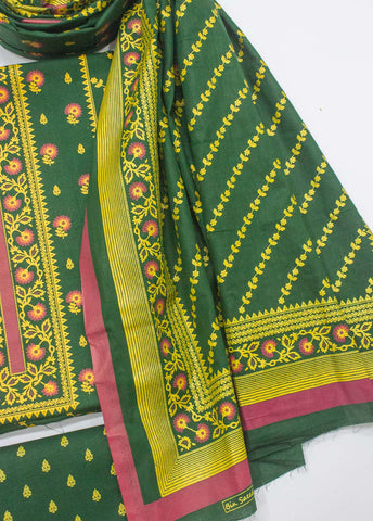 Bin Saeed Fabric - F&F-0331 A - 3 Piece UnStitched Printed Lawn