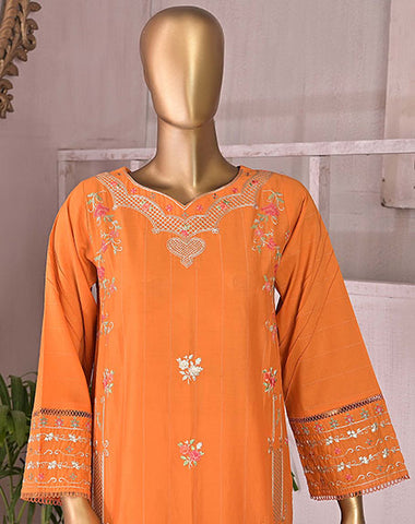 Bin Saeed Fabric - FL-0010 - Casual Embroidery Kurta