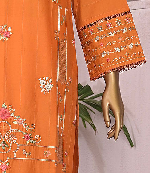 Bin Saeed Fabric - FL-0010 - Casual Embroidery Kurta