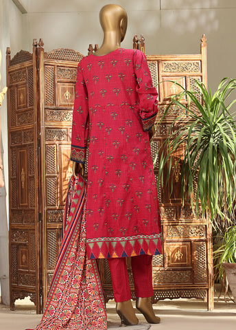 FR-0294 - 3 Piece Lawn Embroidery Frock Style Shirt