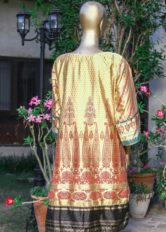 Bin Saeed Fabric - FSB-6001 B -R71  Silk Frock Style Kurta