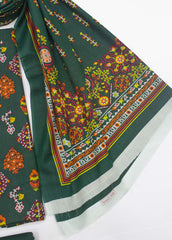 F&F-0155- 3 Piece UnStitched Printed Lawn